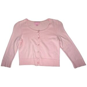 Lilly Pulitzer Pink Cropped Cardigan Sweater XS Style 28067